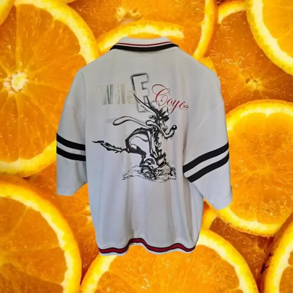 Vintage Lot 20 Wile E Coyote‎ Short Sleeve Full Zip Jacket Size XL